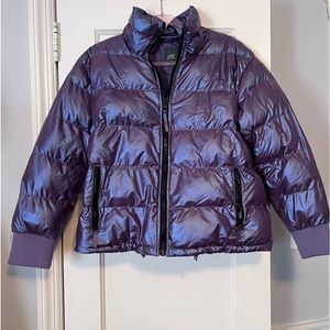 Girls Size Medium Purple Puffer Winter Jacket